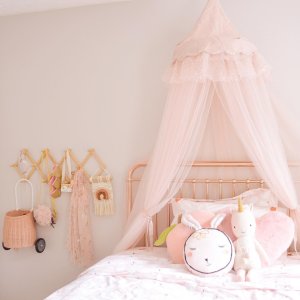The Emily Meritt Sparkle Ta Da Bed Canopy Pottery Barn Kids