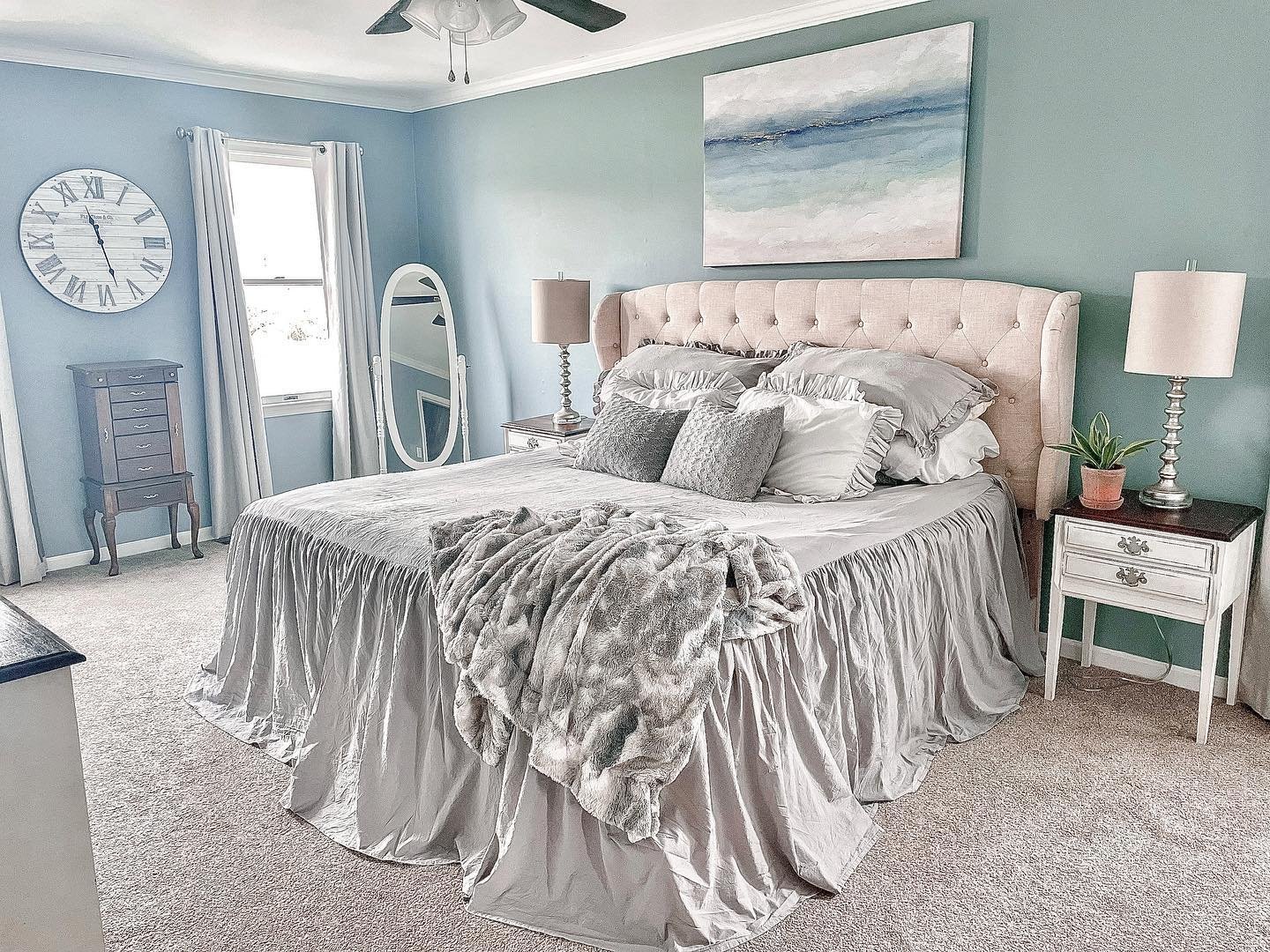 user image by @grace.and.pearls, Ruffle Skirt Bedspread Set - Lush Décor