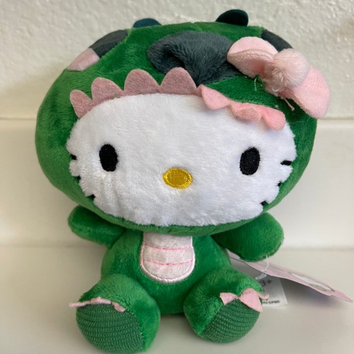 user image by One sad green dragon Hello Kitty , Fiesta Sanrio Hello Kitty Dragon Costume 6.5 Inch Plush