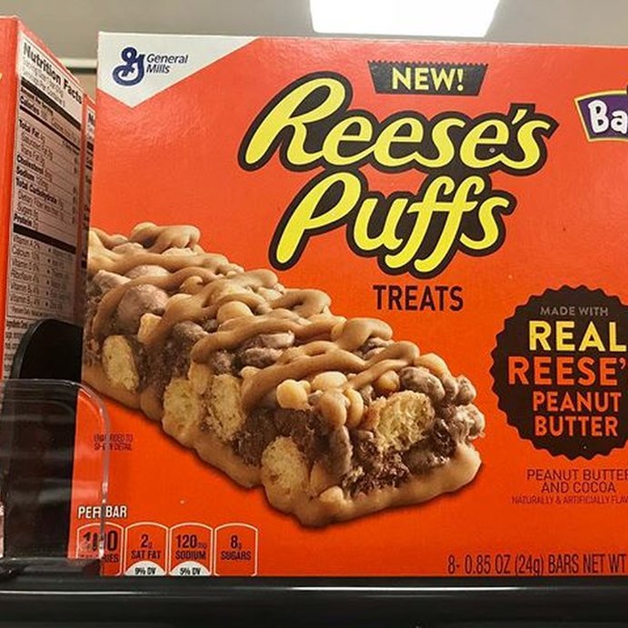 user image by @snackgirlfinds, Reese&#39;s Puffs Cereal Snack Bars - 8ct