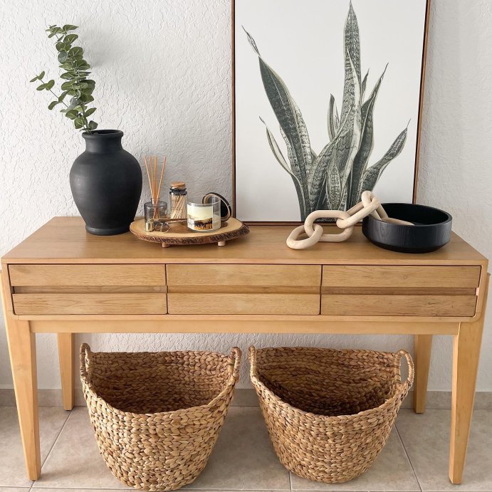user image by @myhome_toyours_, Herriman Wooden Console Table with Drawers - Threshold™ designed with Studio McGee