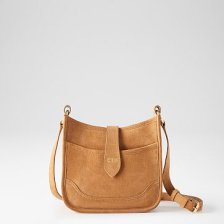 Shop Cassie Leather Crossbody, Suede, Camel and more