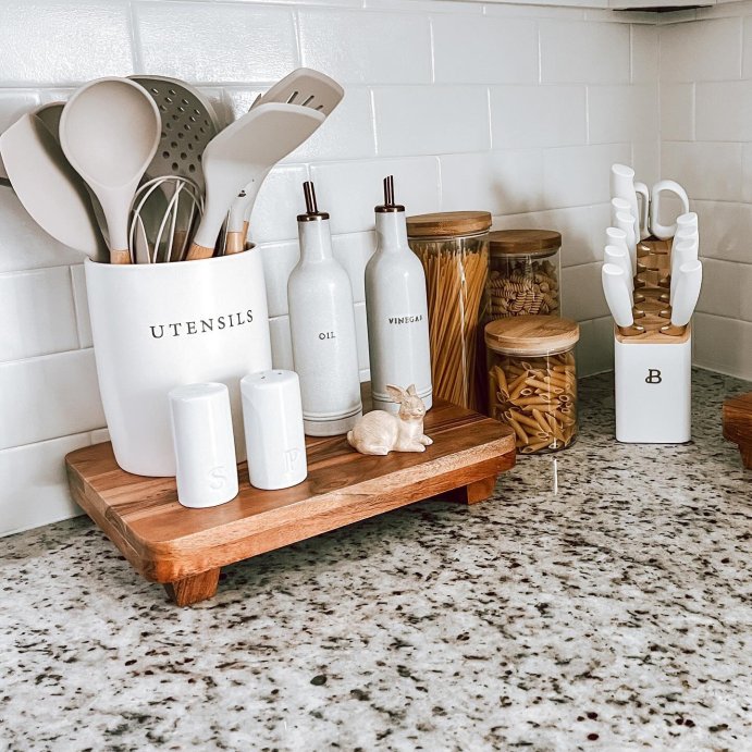 user image by @lifewithpatricia_, 10"x13" Footed Wood Serving Trivet - Hearth & Hand™ with Magnolia