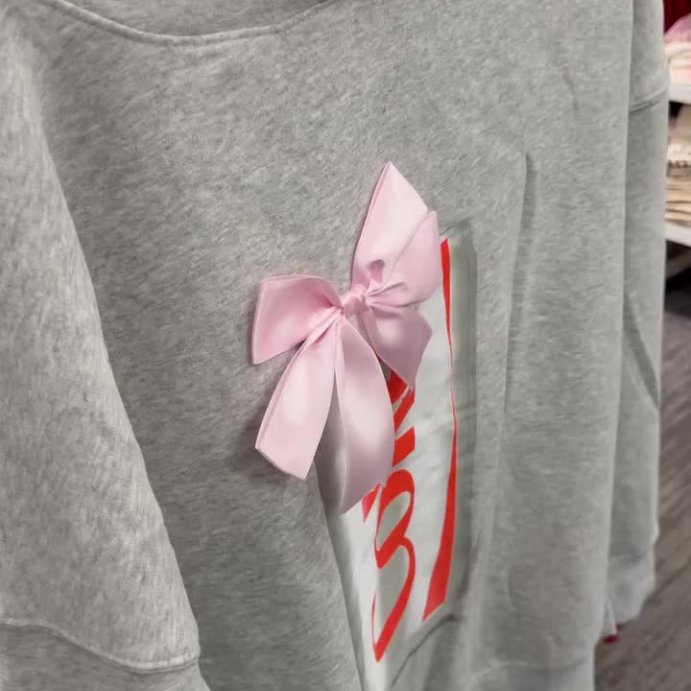 user image by @thetargetexplorer, Women's Ribbon Diet Coke Fleece Graphic Hooded Sweatshirt - Gray
