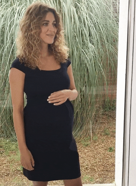 Shop Isabella Oliver Farah Maternity Shift Dress-Classic Navy and more
