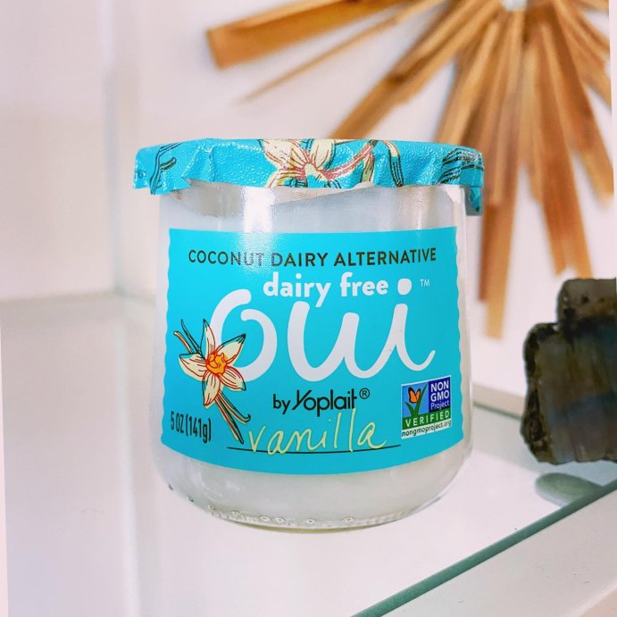 user image by @springfieldglutenfree, Oui by Yoplait Dairy-Free Vanilla Yogurt - 5oz