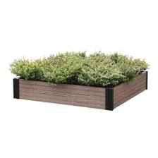Shop EverBloom Essential Raised Garden Bed, Rectangular, Walnut Colour and more