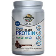 Shop Garden of Life SPORT Organic Plant-Based Protein ? Chocolate (29.6 oz./38 Servings) and more
