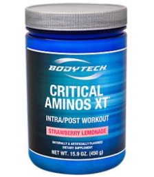 Shop BodyTech Critical Aminos XT Strawberry Lemonade and more