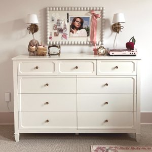 Auburn 9-Drawer Grand Dresser, White | Pottery Barn Teen