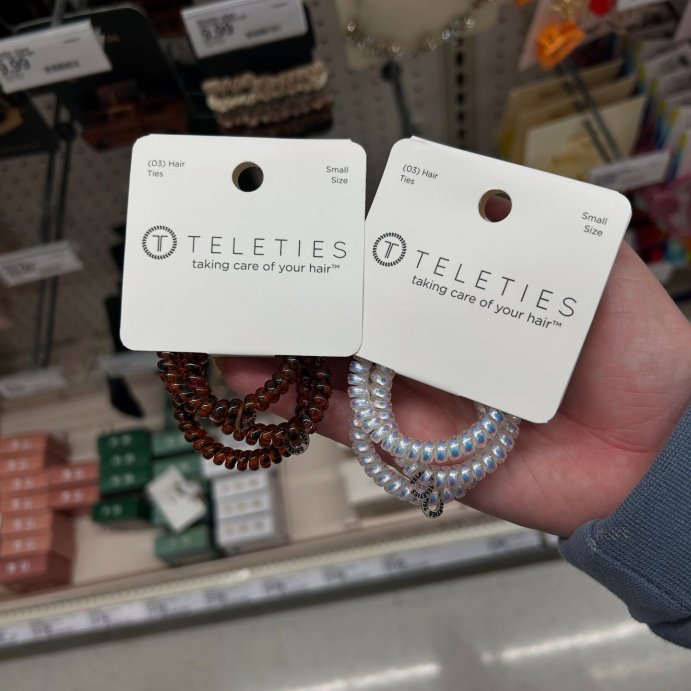 user image by @takingontarget, Teleties Small Hair Ties