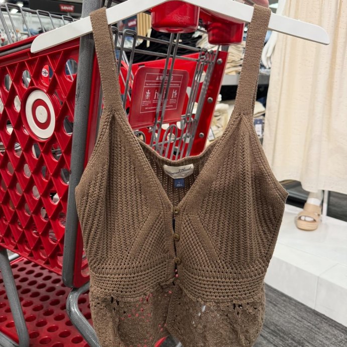 user image by @tarjaymaxx, Women's Pointelle Sweater Tank Top - Universal Thread™