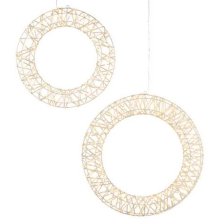 Shop CANVAS Indoor/Outdoor Twinkling Wreaths Combo Pack, 2-pc and more