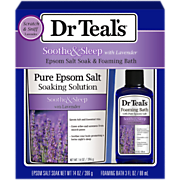 Shop Dr. Teals Pure Epsom Salt Soaking Solution - Soothe & Sleep with Lavender (14 Ounces) and more