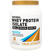 Shop True Athlete Natural Whey Protein Isolate NSF Certified - Vanilla (1.5 Lbs. / 23 Servings) and more