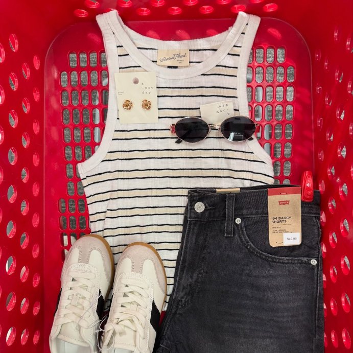 user image by @_targetxbri, Women's Variegated Ribbed Tank Top - Universal Thread™