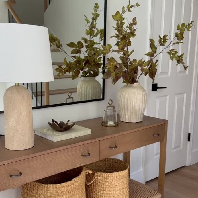 user image by @paulabhome, Set of 2 Round Woven Baskets Beige - Threshold&#8482; designed with Studio McGee
