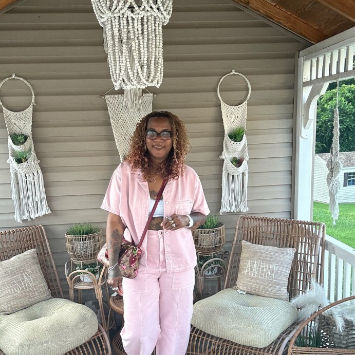user image by @thatgirlsclosettanyika, Women's Short Sleeve Button-Down Denim Shirt - Universal Thread™