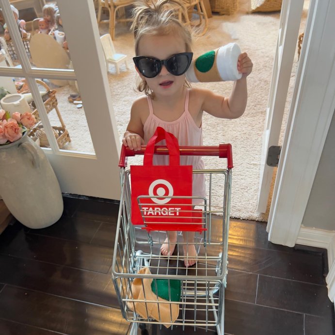 user image by @j.m.g.designs, Melissa &#38; Doug Toy Shopping Cart With Sturdy Metal Frame