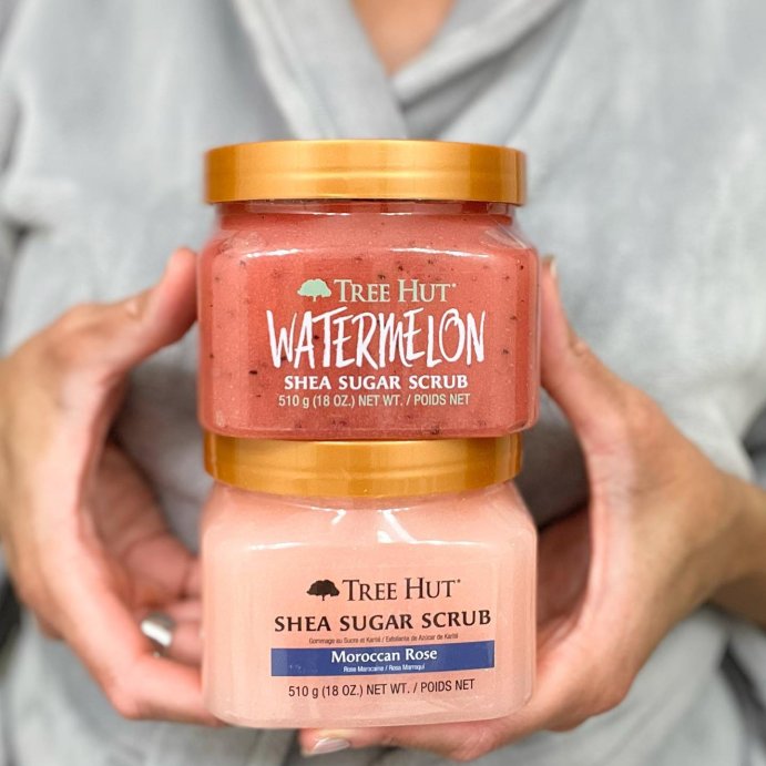 user image by @jessicasbeautyblog_, Tree Hut Moroccan Rose Shea Sugar Body Scrub - 18oz