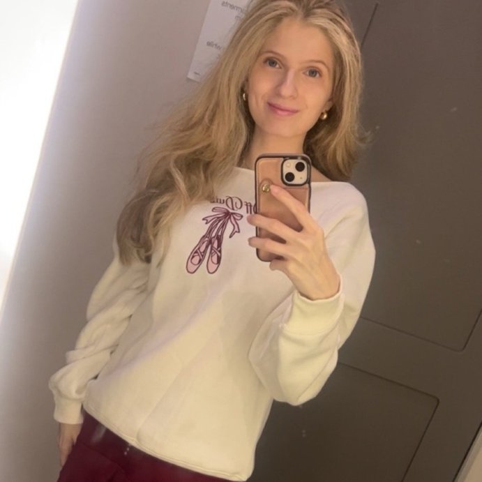 user image by @calexis28, Women's Off the Shoulder Sweatshirt - Wild Fable™