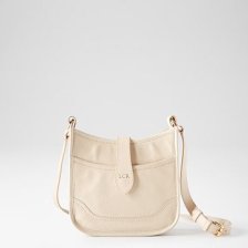 Shop Cassie Leather Crossbody, Leather, Ivory and more