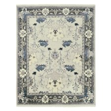 Shop Fleur Hand Knotted Rug, 8' X 10', Blue and more