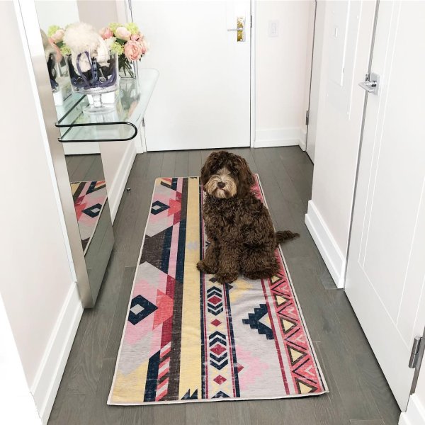 Kilim Batik Pink Rug