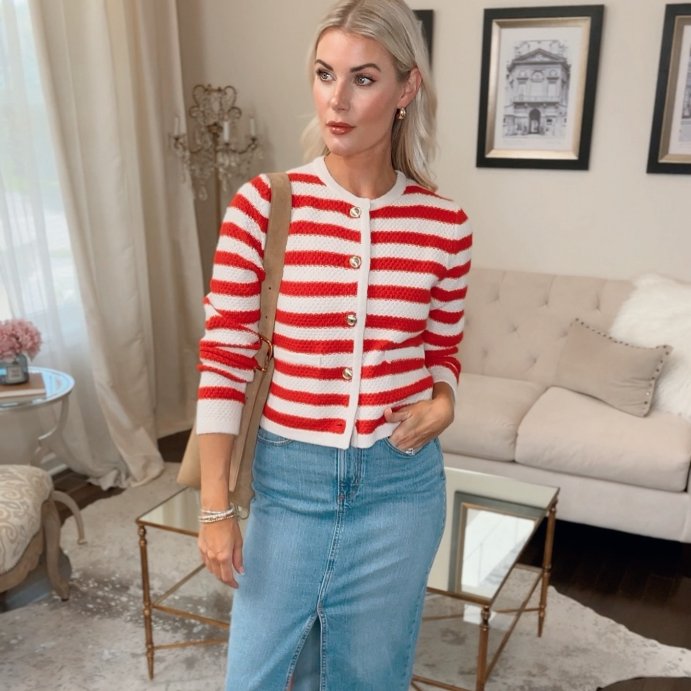user image by @caitlinzintl, Women's Denim Maxi Skirt - Universal Thread™