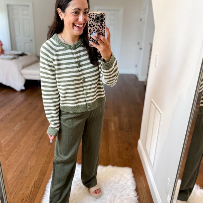 user image by @msnafashion, Women's High-Rise Straight Trousers - A New Day™