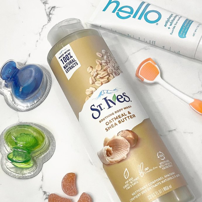 user image by @thekristendiary, St. Ives Oatmeal &#38; Shea Butter Plant-Based Natural Body Wash Soap - 22 fl oz