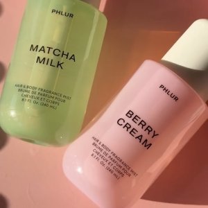 @spacenk&rsquo;s instagram video of PHLUR Berry Matcha Body Mist Set