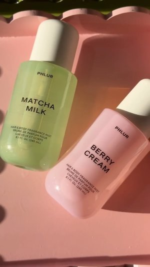 @spacenk&rsquo;s instagram video of PHLUR Berry Matcha Body Mist Set
