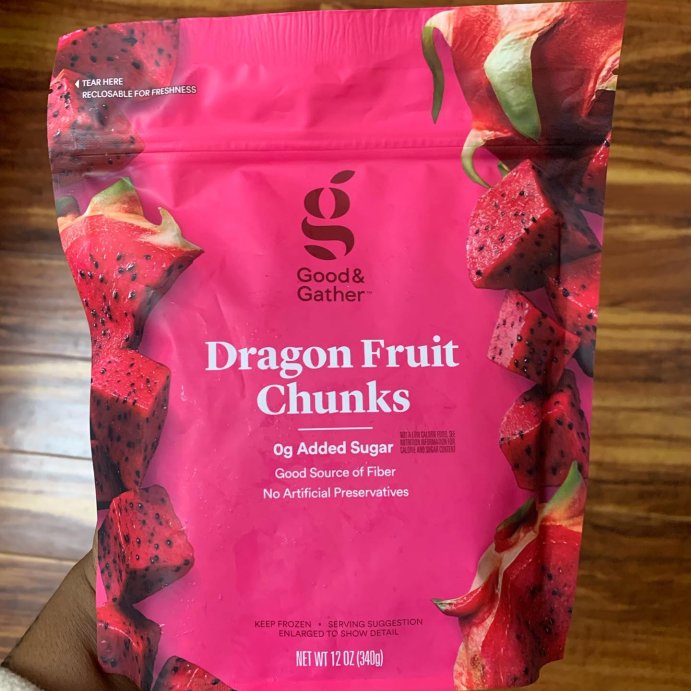 user image by @hashtagbabyfood, Frozen Dragon Fruit 12oz - Good & Gather&#8482;