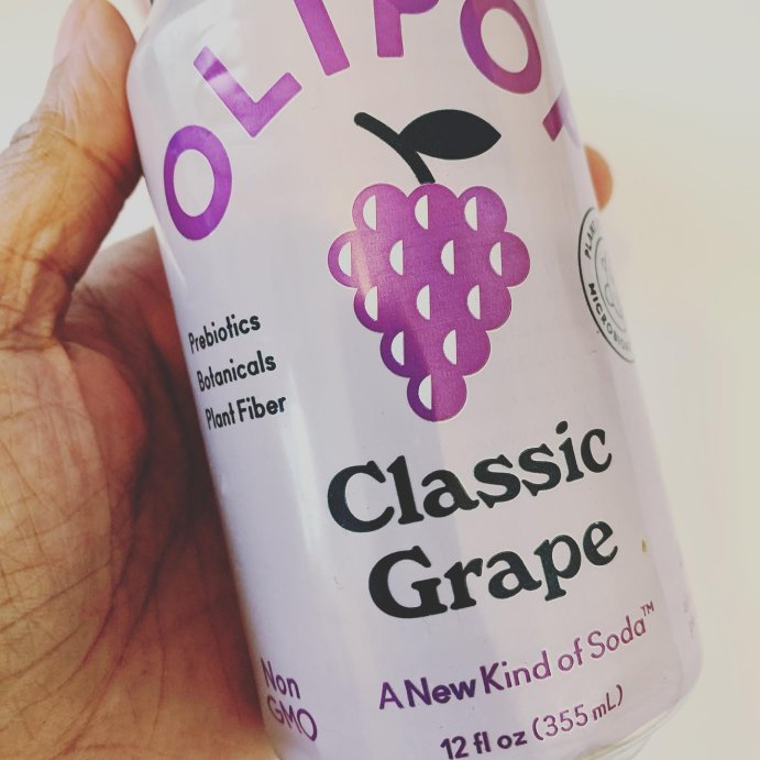 user image by @chynelleveryday, OLIPOP Classic Grape Prebiotic Soda - 12 fl oz Can