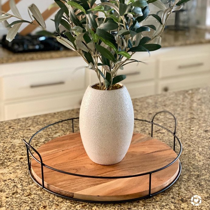 user image by @ocinspiredlife, Wood and Metal Tray - Hearth &#38; Hand&#8482; with Magnolia: Farmhouse Style, Iron Handles, Decor Platter