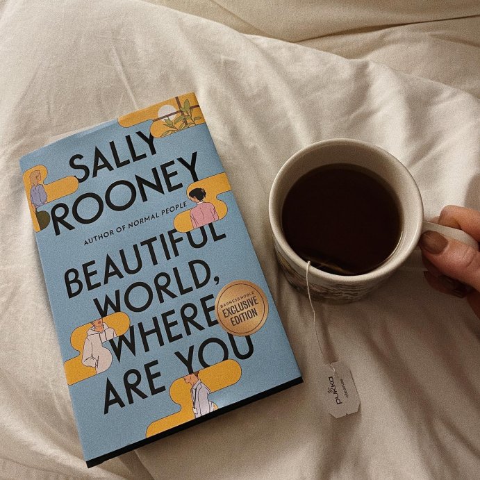 user image by @eatswithsophhh, Beautiful World, Where Are You - by Sally Rooney