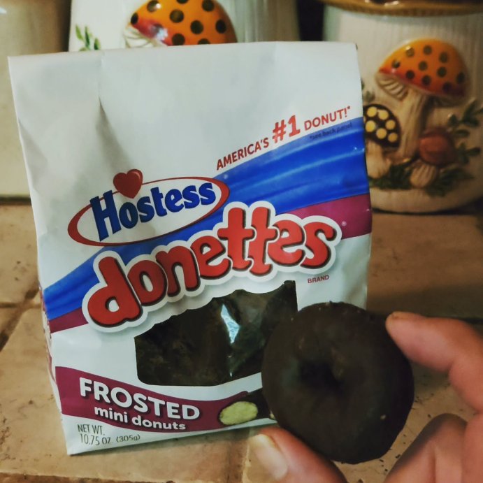user image by @my_fave_thngz676, Hostess Donettes Frosted Mini Donuts - 10.75oz