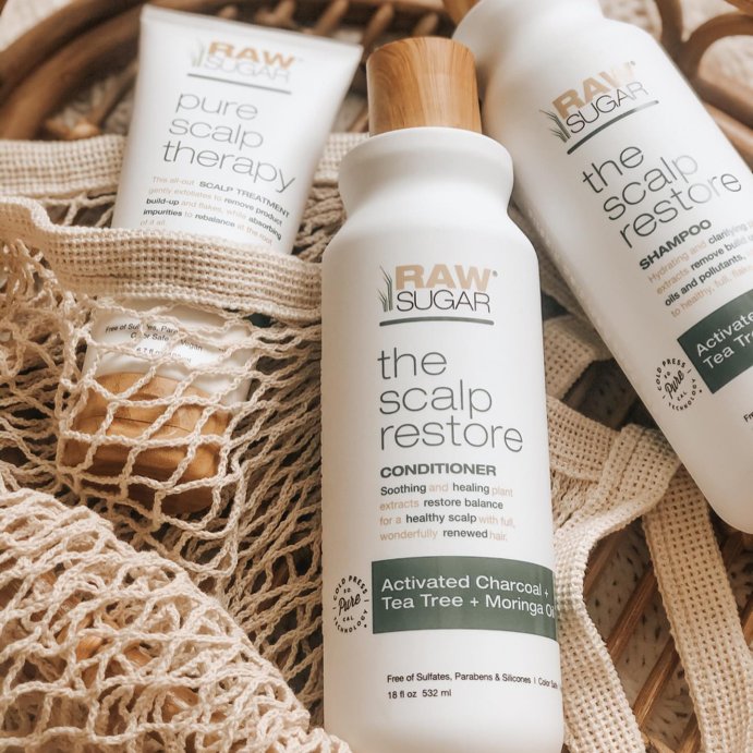 user image by @laura.lifeinstyle, Raw Sugar Pure Scalp Therapy Treatment - Coconut + Peppermint Oil - 6.7 fl oz