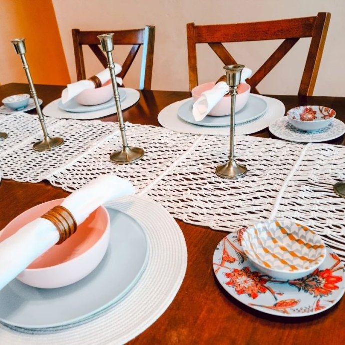 user image by @foreverforay, Cotton Macrame Runner White - Threshold™
