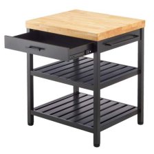 Shop CANVAS Vernon Kitchen Island With Butcher Block Top and more