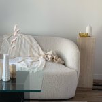 Gwyneth Boucle Loveseat Reviews Cb2