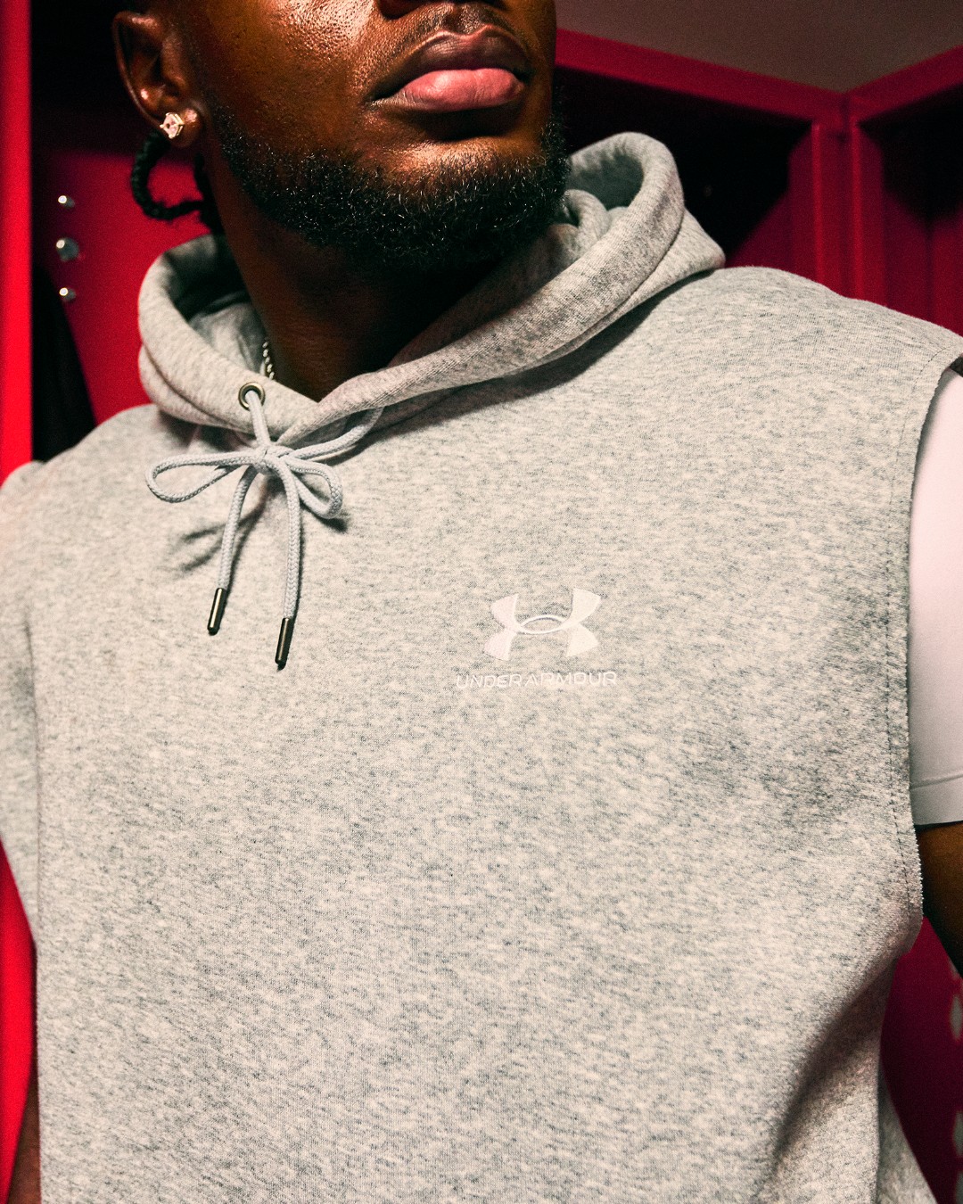 UA Icon Fleece Men's Sleeveless Hoodie | Under Armour
