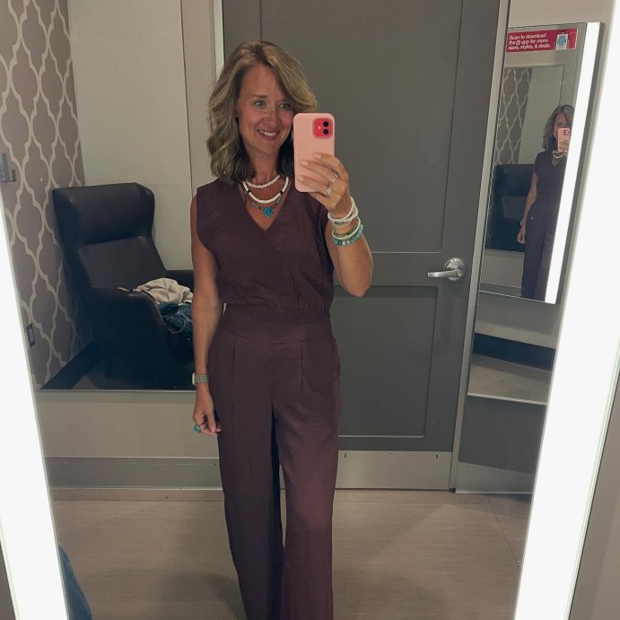 user image by @shoestringcontessa, Women's High-Rise Modern Gauze Pull-On Pants - A New Day™
