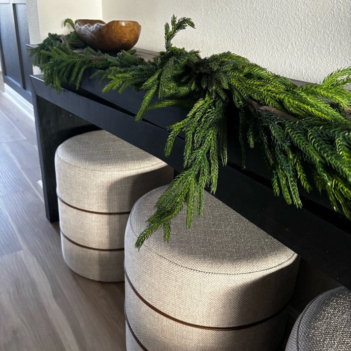 user image by @chrisandmelis, Catalina Round Ottoman - Threshold™ designed with Studio McGee
