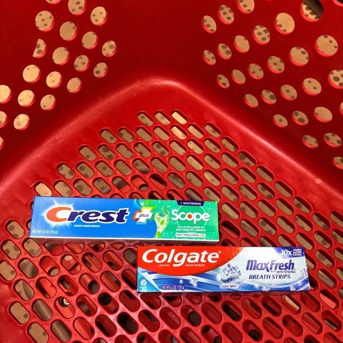user image by @hygiene101.destinyann, Crest Complete Whitening Plus Scope Multi-Benefit Fluoride Toothpaste Minty Fresh Travel Trial Size Toothpaste
