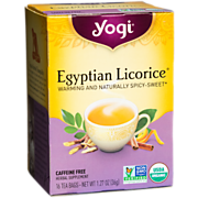 Shop Yogi Tea Egyptian Licorice Tea - Caffeine Free (16 Tea Bags) and more