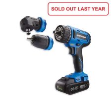 Shop Mastercraft 20V Cordless 1/2-in 3-in-1 Multi-Head Drill/Driver Kit with PWR POD 2 Ah Battery and Charger and more