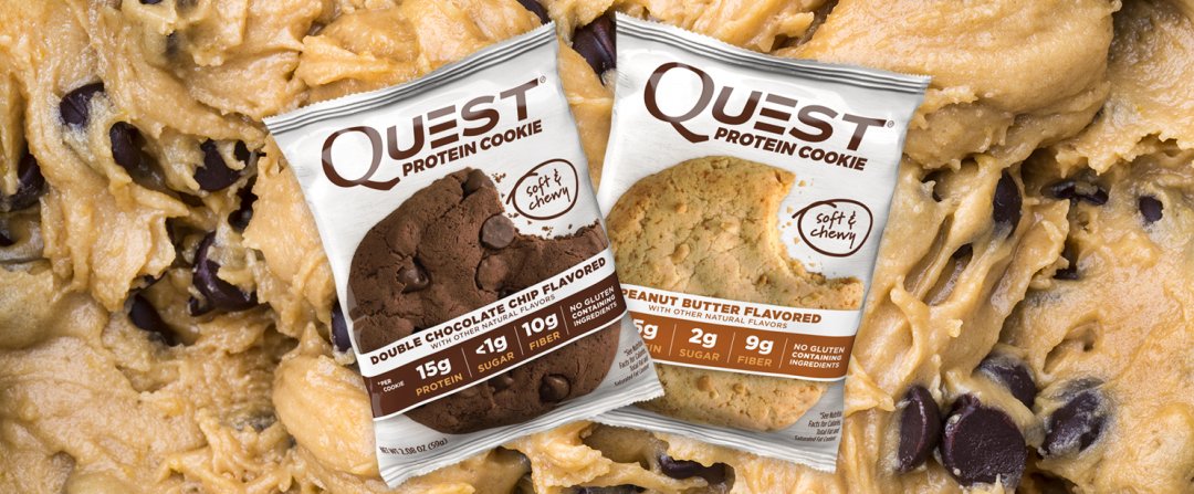 Shop Quest Nutrition Quest Soft & Chewy Protein Cookie - Double Chocolate Chip (12 Cookies), Quest Nutrition Quest Soft & Chewy Protein Cookie - Peanut Butter (12 Cookies) and more