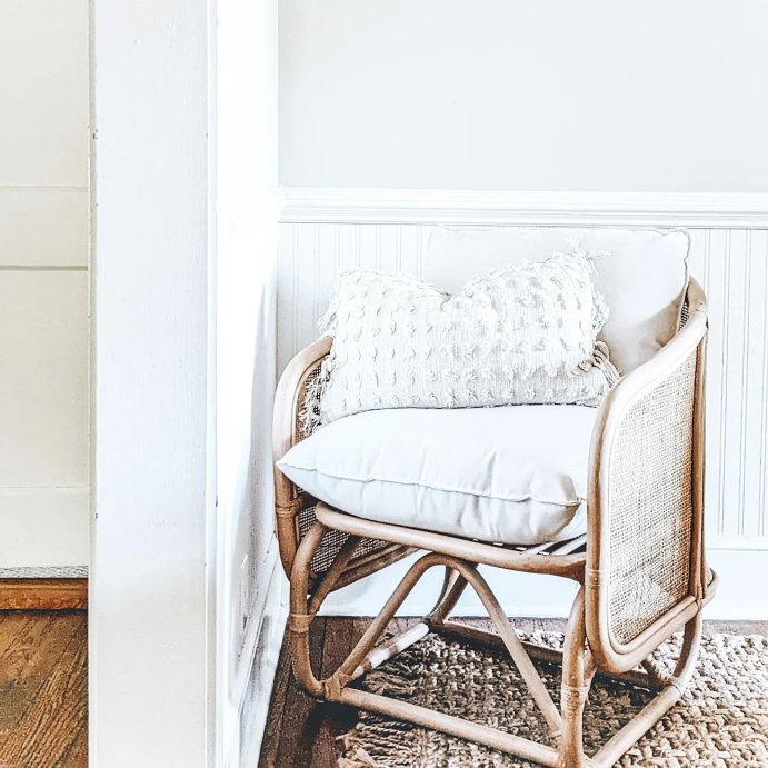 user image by @nikkilillard, Rialto Woven Barrel Back Chair with Cushion - Threshold&#8482; designed with Studio McGee